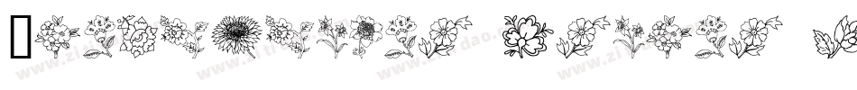 Traditional Floral Design字体转换